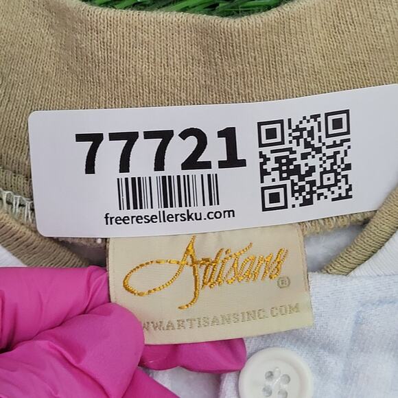 Vintage Y2K Artisan Bird Cardigan Womens Large 23x25 AOP - Picture 9 of 14